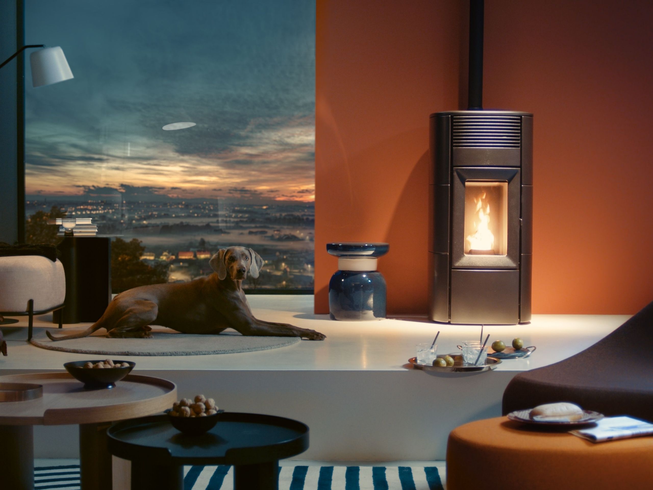 Biomass pellet MCZ stove range